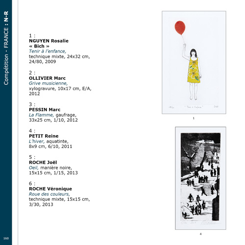 9e Triennale Mondiale de l'Estampe - du 11 octobre au 9 novembre 2014 - Chamalières (63400)