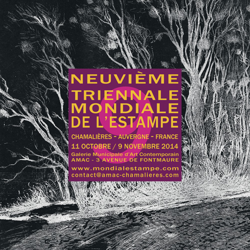 9e Triennale Mondiale de l'Estampe - du 11 octobre au 9 novembre 2014 - Chamalières (63400)