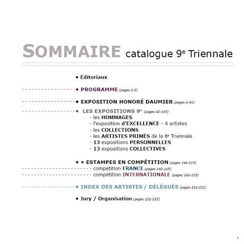 9e Triennale Mondiale de l'Estampe - du 11 octobre au 9 novembre 2014 - Chamalières (63400)