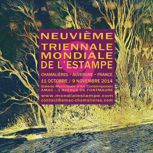 9e Triennale Mondiale de l'Estampe - du 11 octobre au 9 novembre 2014 - Chamalières (63400)